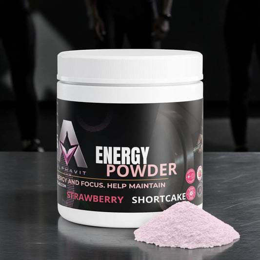 Energy Powder (Strawberry Shortcake) AlphaVIT Energy Powder (Strawberry Shortcake) AlphaVIT Pre-Workout Supplements