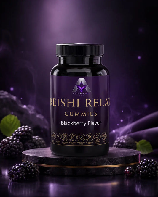 Reishi Relax Gummies AlphaVIT Reishi Relax Gummies AlphaVIT Mushroom Products