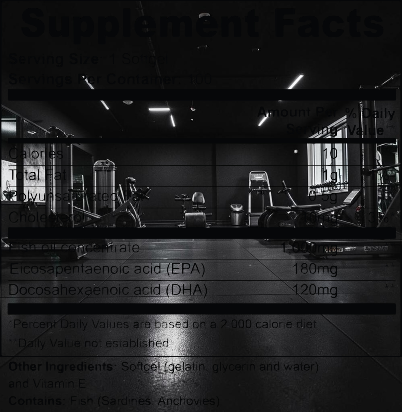 Omega-3 EPA 180mg + DHA 120mg