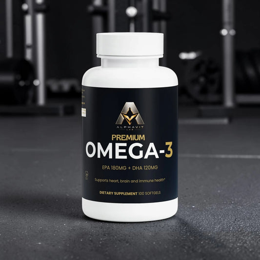 Omega-3 EPA 180mg + DHA 120mg AlphaVIT Omega-3 EPA 180mg + DHA 120mg AlphaVIT Fish Oil & Omega Fatty Acids