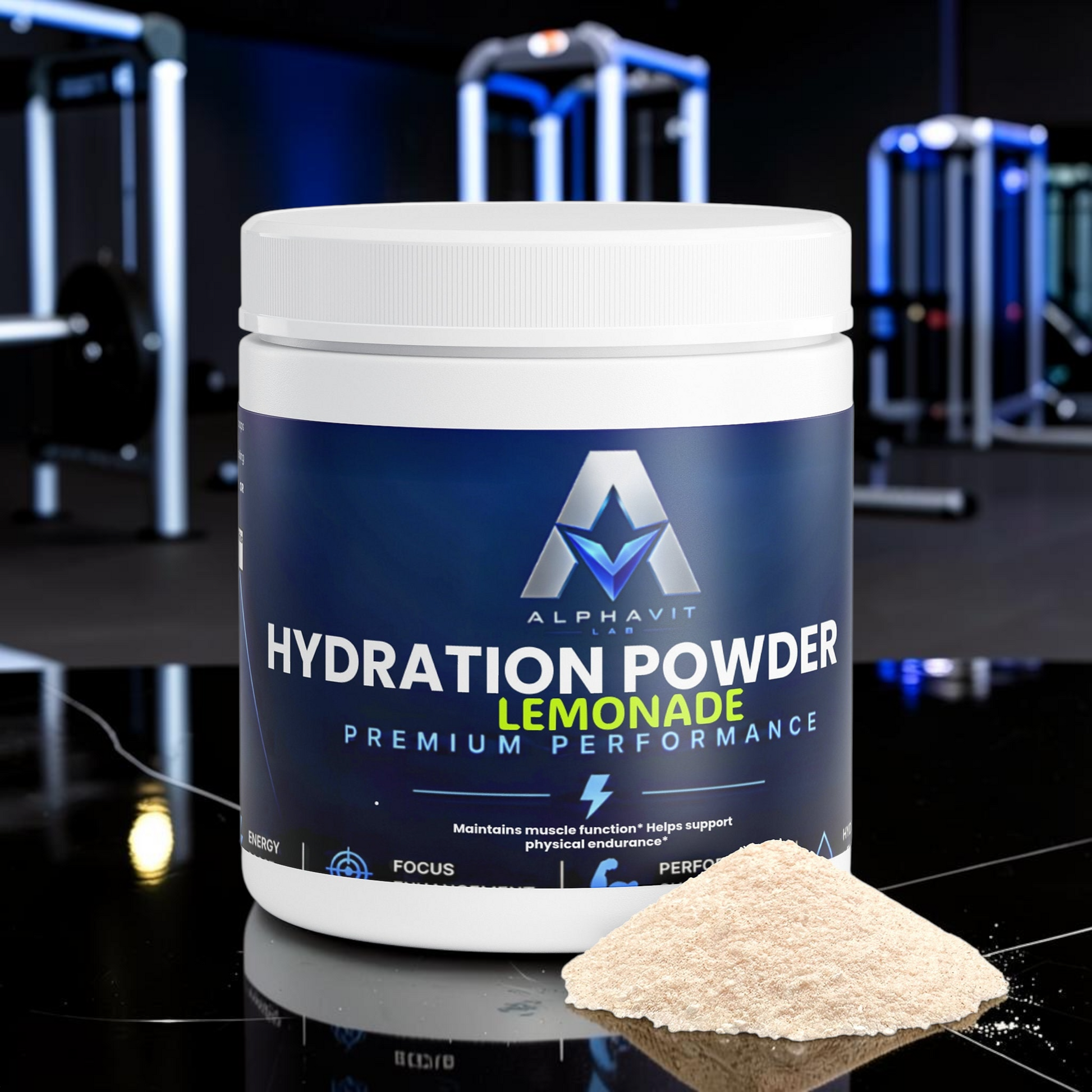 Hydration Powder Lemonade incluse dans le forfait Performance Quotidienne