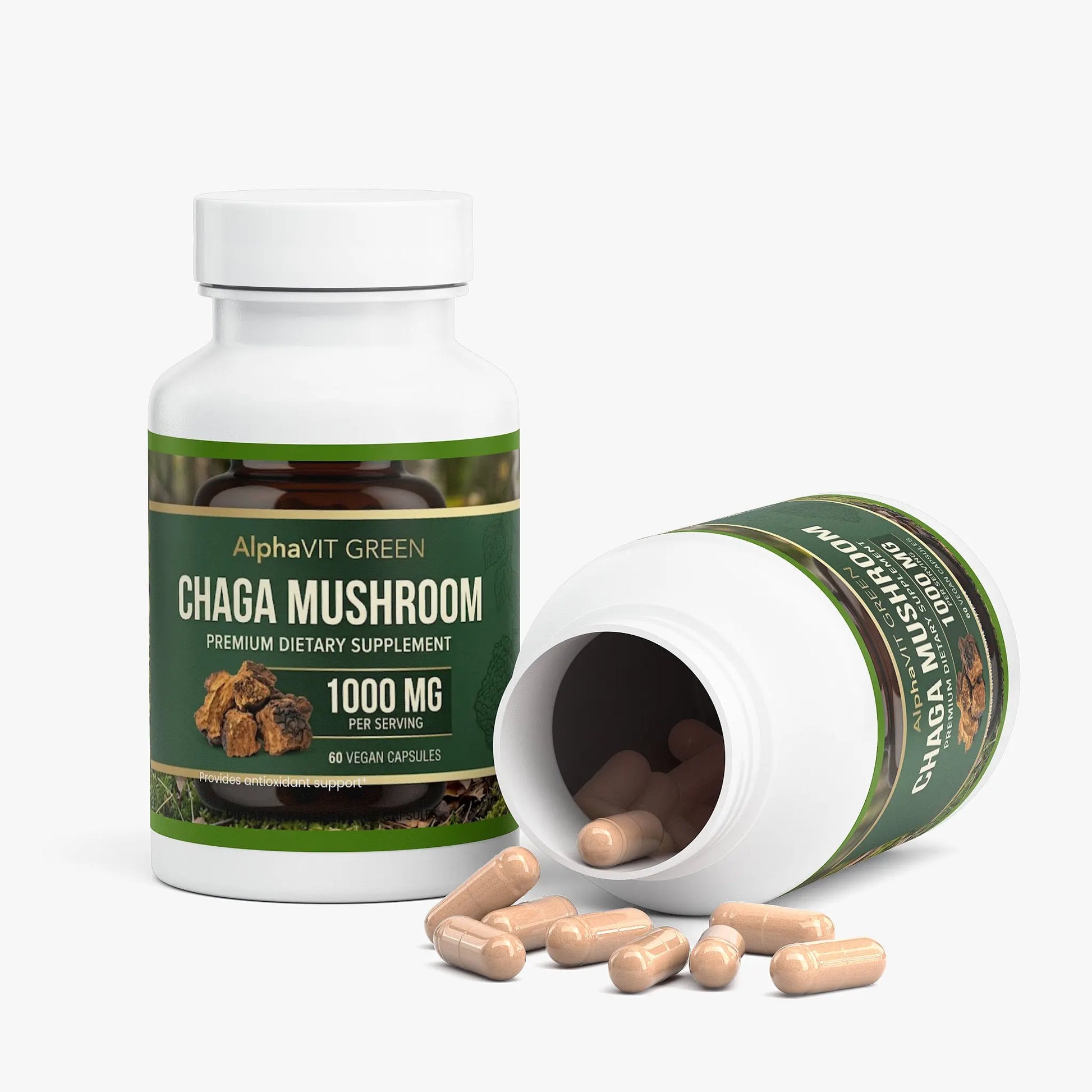 Chaga Mushroom AlphaVIT Chaga Mushroom AlphaVIT Mushroom Products