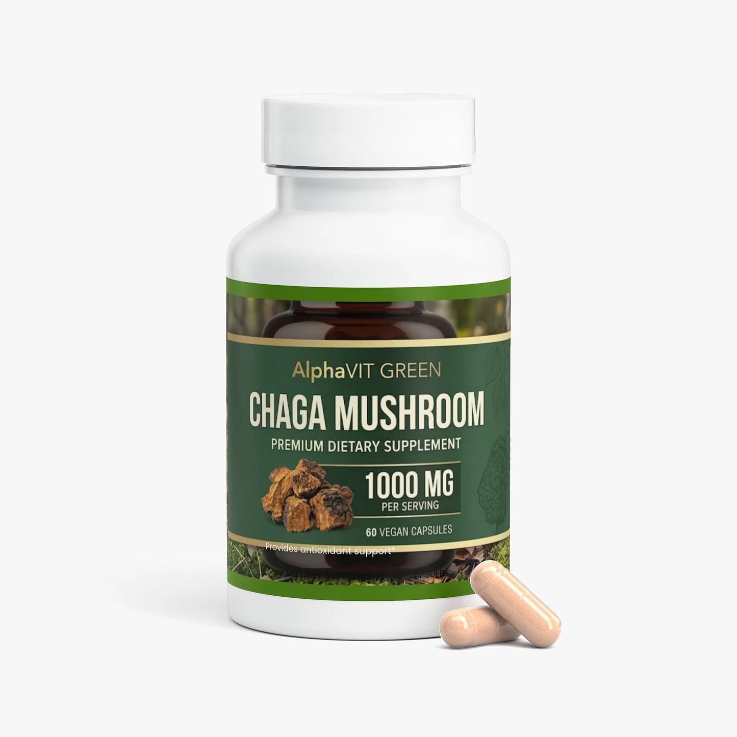 Chaga Mushroom AlphaVIT Chaga Mushroom AlphaVIT Mushroom Products