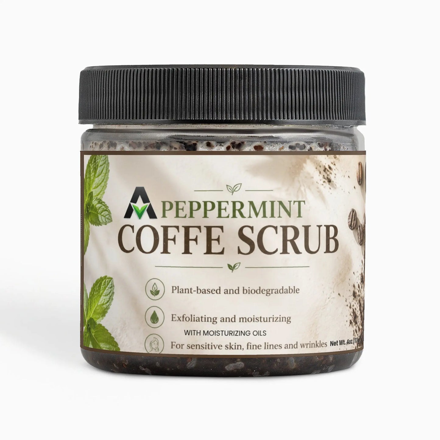Peppermint Coffee Scrub AlphaVIT Peppermint Coffee Scrub AlphaVIT Body Care
