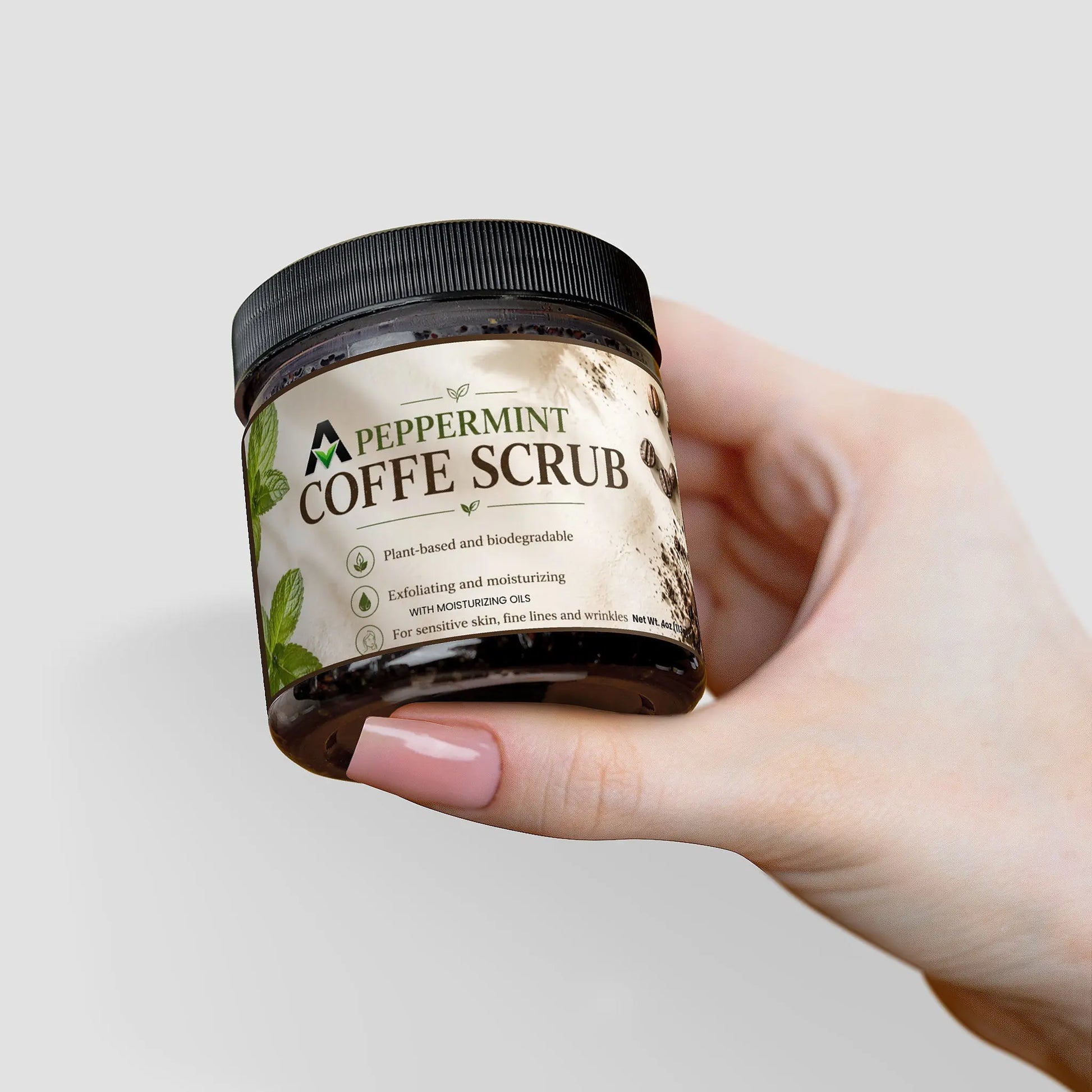 Peppermint Coffee Scrub AlphaVIT Peppermint Coffee Scrub AlphaVIT Body Care