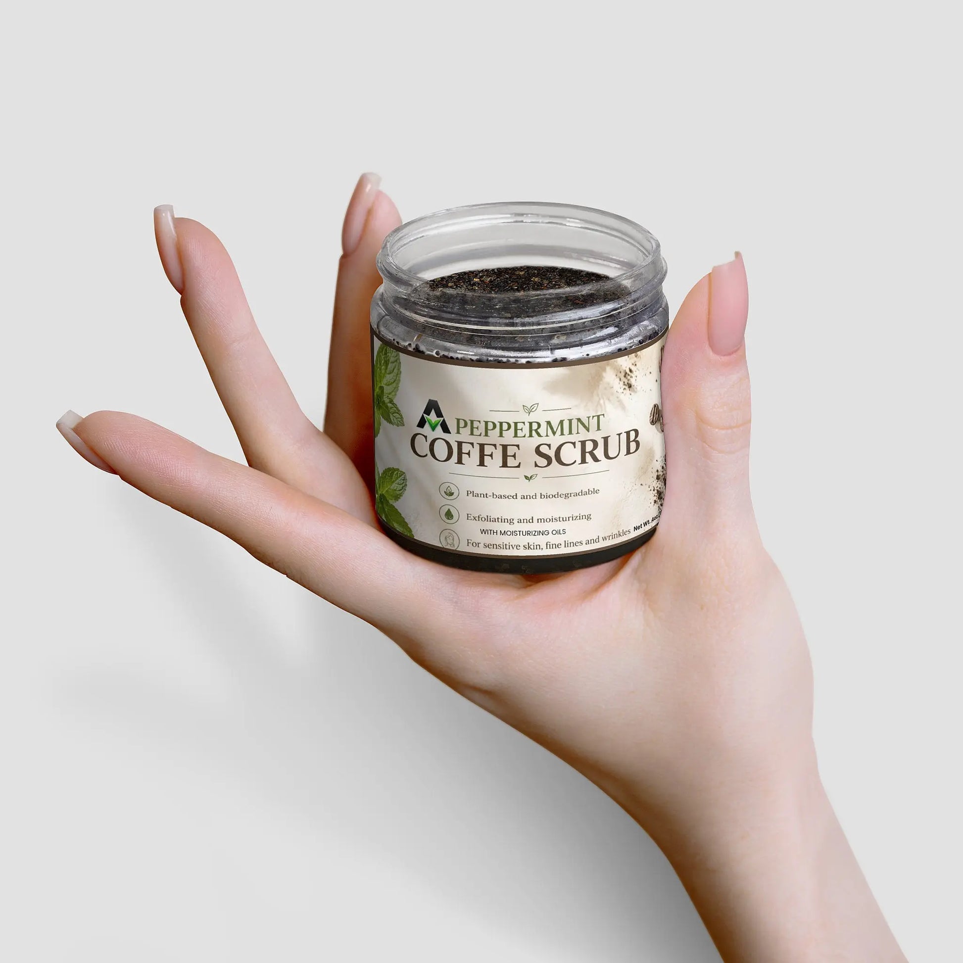 Peppermint Coffee Scrub AlphaVIT Peppermint Coffee Scrub AlphaVIT Body Care