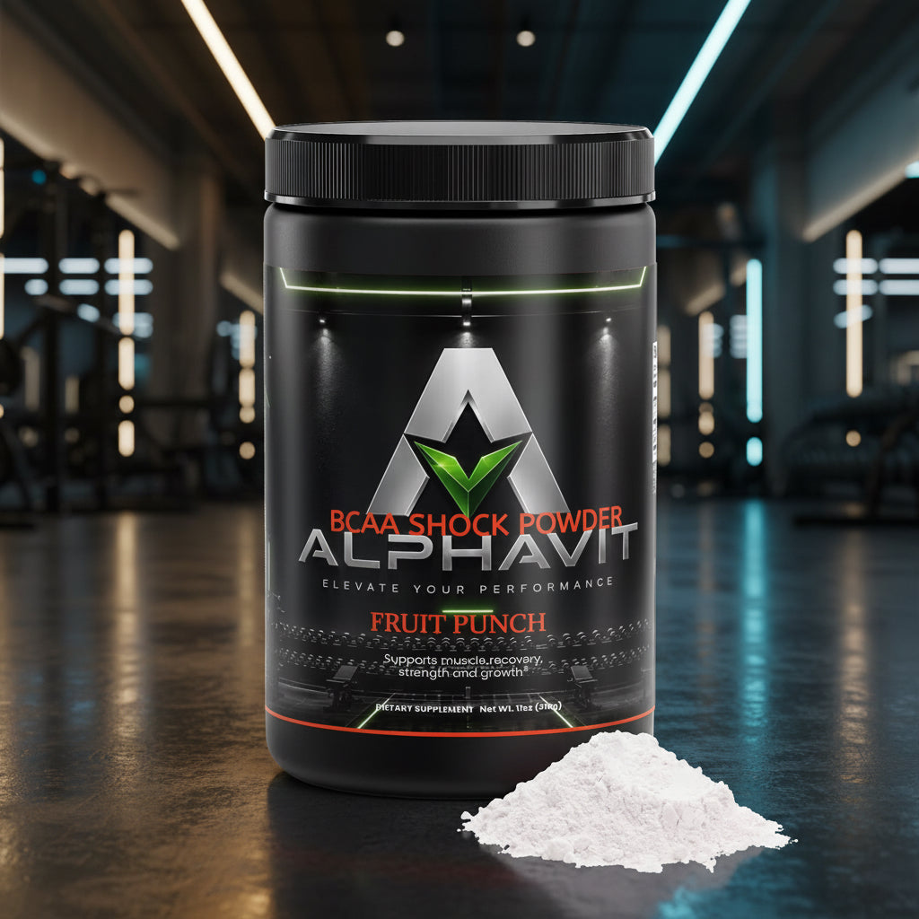 BCAA Shock Powder (Fruit Punch) AlphaVIT BCAA Shock Powder (Fruit Punch) AlphaVIT Intra-Workout Supplements