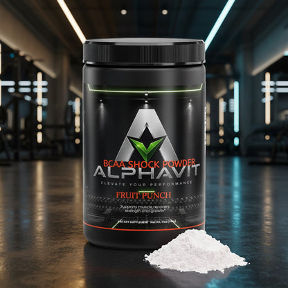 BCAA Shock Powder (Fruit Punch) AlphaVIT BCAA Shock Powder (Fruit Punch) AlphaVIT Intra-Workout Supplements