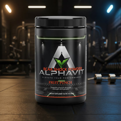 BCAA Shock Powder (Fruit Punch) AlphaVIT BCAA Shock Powder (Fruit Punch) AlphaVIT Intra-Workout Supplements
