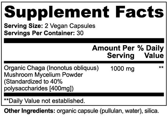 Chaga Mushroom AlphaVIT Chaga Mushroom AlphaVIT Mushroom Products