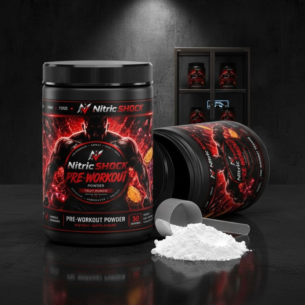 Nitric Shock Pre-Workout Powder (Fruit Punch)