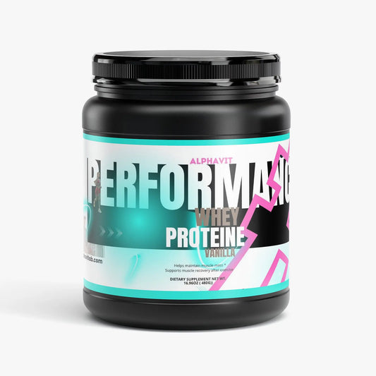 Performance Whey Protein Blend — Vanilla AlphaVIT, protéine whey vanille
