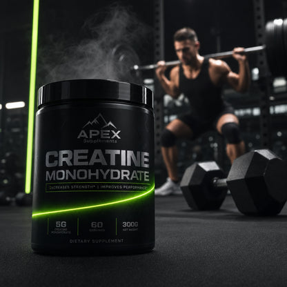 Créatine Monohydrate — Force, Volume et Récupération