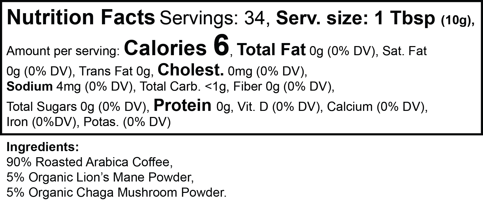 Vitality Mushroom Coffee (Medium Roast) AlphaVIT Vitality Mushroom Coffee (Medium Roast) AlphaVIT Coffee & Tea