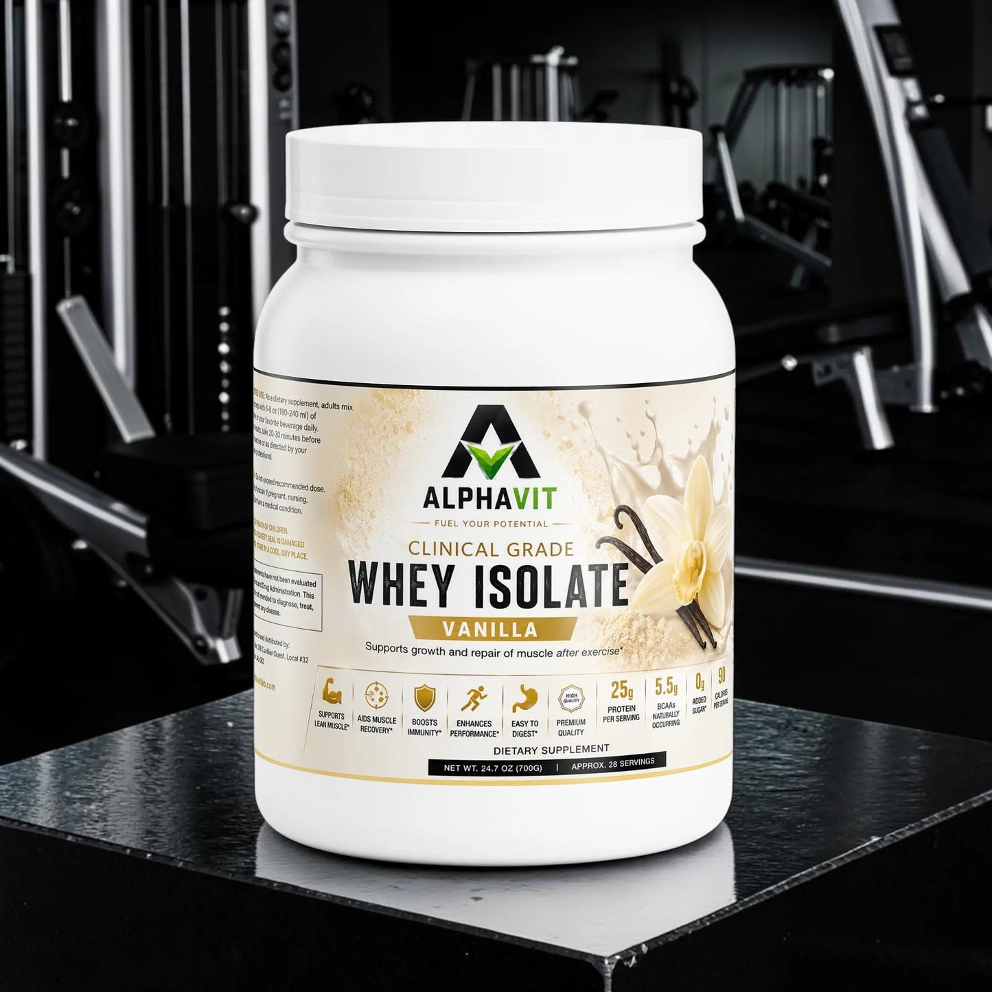 Advanced 100% Whey Protein Isolate (Vanilla) AlphaVIT Advanced 100% Whey Protein Isolate (Vanilla) AlphaVIT Proteins